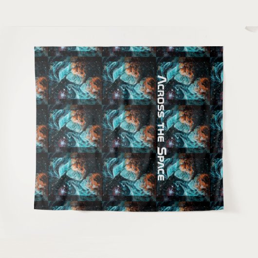 Tenture À travers l'espace (Devant (Horizontal))