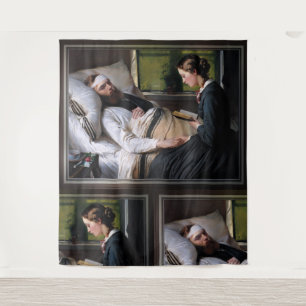 Tenture A Wounded Danish Soldier by Elisabeth Baumann