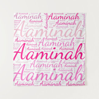 Tenture Aaminah, Noms sans frontières.