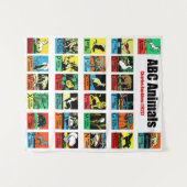 Tenture ABC Animals, Charles Buckles (1923) (Devant (Horizontal))