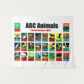 Tenture ABC Animals, Charles Buckles (1923) (Devant (Horizontal))