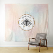 Tenture Abeille à miel (En situation (horizontale))