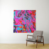 Tenture  Abstract Art, Background, Hand Painting, Fluid Ar (En situation (horizontale))