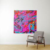 Tenture  Abstract Art, Background, Hand Painting, Fluid Ar (En situation)