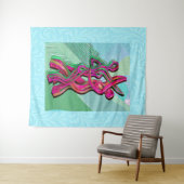 Tenture abstract artwork (En situation (horizontale))