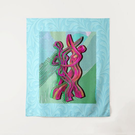 Tenture abstract artwork (Devant)