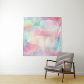 Tenture abstract background consisting of trianglesbackgro (En situation (horizontale))