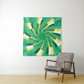 Tenture Abstract background Geometric Gradation spiralgeom (En situation (horizontale))