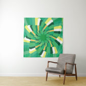 Tenture Abstract background Geometric Gradation spiralgeom (En situation)
