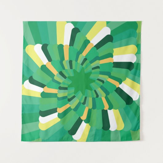 Tenture Abstract background Geometric Gradation spiralgeom (Devant)