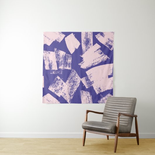 Tenture Abstract creative seamless pattern with brush stro (En situation)