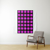 Tenture Abstract dark background for design with bright pi (En situation (horizontale))