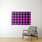 Tenture Abstract dark background for design with bright pi (En situation)