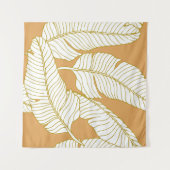 Tenture Abstract elegance pattern with floral illustration (Devant (Horizontal))