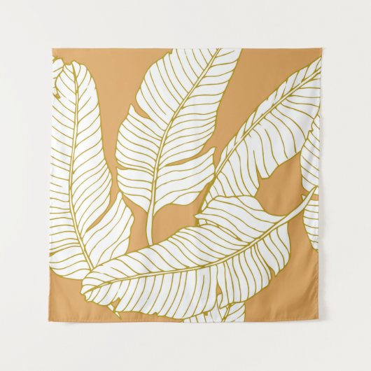 Tenture Abstract elegance pattern with floral illustration (Devant)