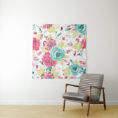 Tenture Abstract Elegance Seamless pattern with floral bac (En situation)