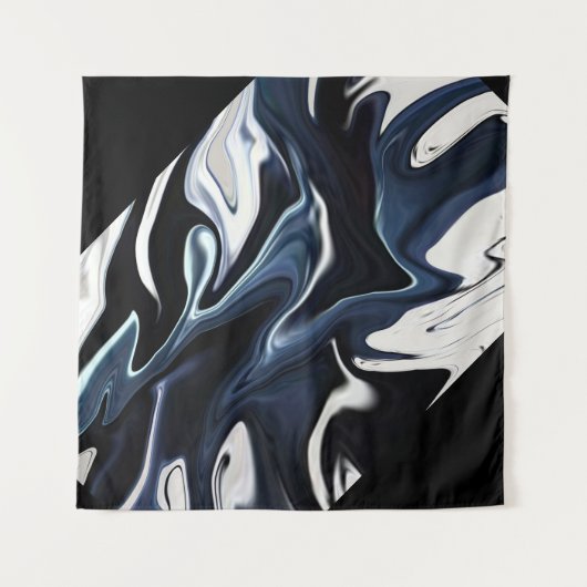 Tenture Abstract elegant fluide marble liquide (Devant (Horizontal))