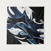 Tenture Abstract elegant fluide marble liquide (Devant)