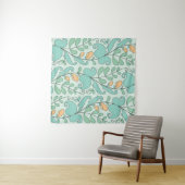 Tenture Abstract floral seamless pattern (En situation (horizontale))