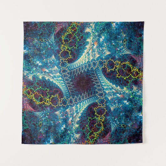 Tenture Abstract fractal background - computer-generated i (Devant (Horizontal))