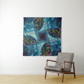 Tenture Abstract fractal background - computer-generated i (En situation)