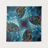 Tenture Abstract fractal background - computer-generated i (Devant)