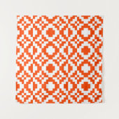 Tenture Abstract geometric pixelated seamless pattern. Mos (Devant (Horizontal))