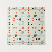 Tenture Abstract geometric seamless pattern inspired by mi (Devant (Horizontal))