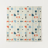 Tenture Abstract geometric seamless pattern inspired by mi (Devant)