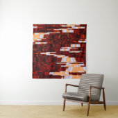 Tenture abstract grunge background with glitch effectabstr (En situation (horizontale))