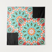 Tenture Abstract modern mosaic kaleidoscopic (Devant (Horizontal))