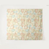 Tenture Abstract moderne de géométrie des shapes pastel re (Devant (Horizontal))