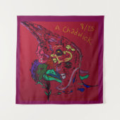 Tenture Abstract Moon Galaxy Art Tapestry (Devant)