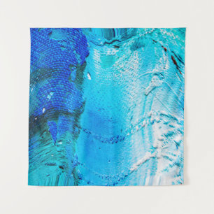 Tenture Abstract oil paint texture on canvas, background. 