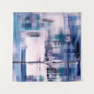 Tenture Abstract oil painting on canvas, hand drawn artwor