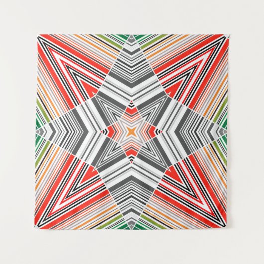 Tenture Abstract ornamental lined striped sealmess pattern (Devant (Horizontal))