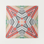 Tenture Abstract ornamental lined striped sealmess pattern (Devant)