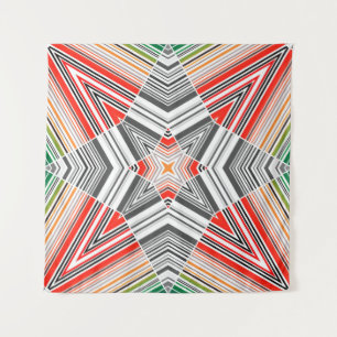 Tenture Abstract ornamental lined striped sealmess pattern