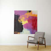 Tenture Abstract painting. Trendy art style. Bright colour (En situation (horizontale))