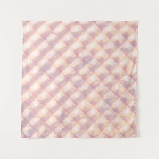Tenture Abstract pastel glowing quatrefoil pattern (Devant)