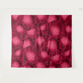 Tenture Abstract red roses poppy flowers floral romantic (Devant (Horizontal))