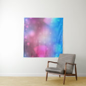 Tenture Abstract smooth blur blue and pink background with (En situation (horizontale))