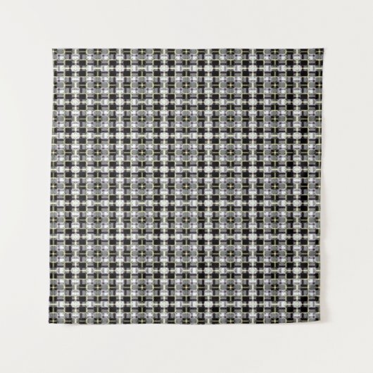 Tenture abstract texture, colorful checkered pattern, simp (Devant)