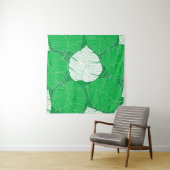 Tenture Abstract tropical leaf painting design (En situation)