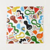 Tenture abstraction de style moderne avec composition (Devant (Horizontal))