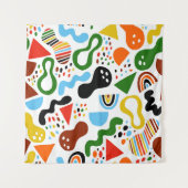 Tenture abstraction de style moderne avec composition (Devant)