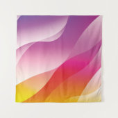 Tenture Abstrait Arrière - plan Wavy. Illustration avec co (Devant (Horizontal))