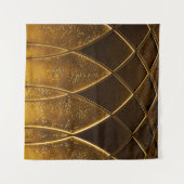 Tenture Abstrait art déco géométrique ornementé gol (Devant (Horizontal))