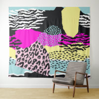 Abstrait coloré formes organiques moderne motif