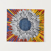 Tenture Abstrait dans la bande : démarrage (Devant (Horizontal))